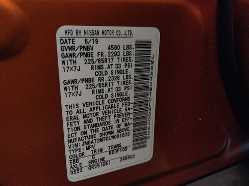 Used 2020 Nissan Rogue SV FWD image 33