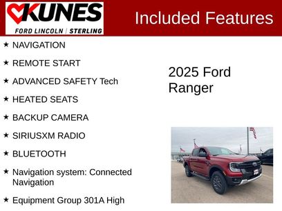 New 2025 Ford Ranger XLT w/ Equipment Group 301A High