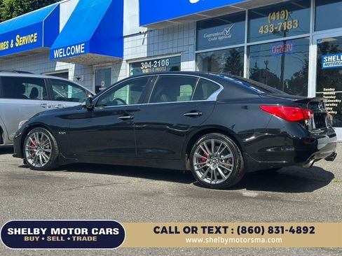 Used 2017 INFINITI Q50 Red Sport 400 AWD/4WD image 8