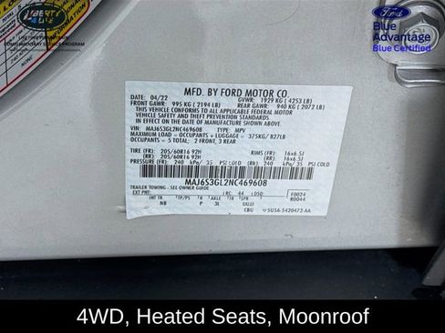 Certified 2022 Ford EcoSport SE image 31