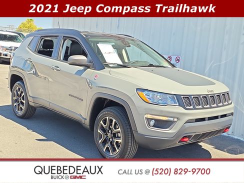 Used 2021 Jeep Compass Trailhawk AWD/4WD image 1