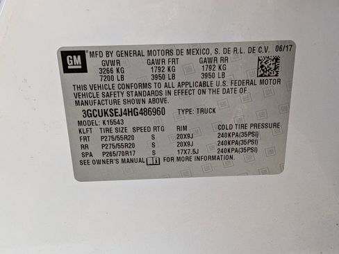 Used 2017 Chevrolet Silverado 1500 LTZ w/ High Desert Package AWD/4WD image 34