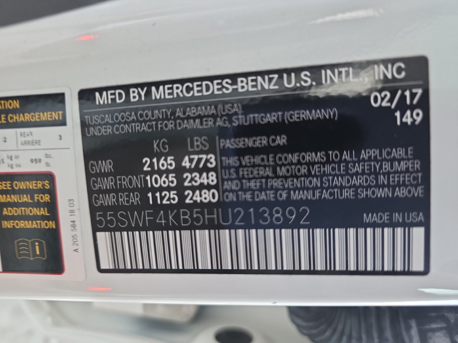 Certified 2017 Mercedes-Benz C 300 4MATIC Sedan image 33