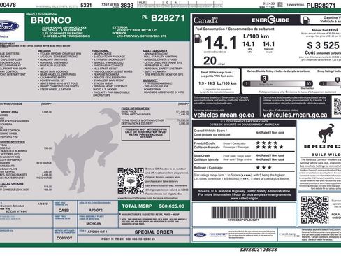Used 2023 Ford Bronco Wildtrak AWD/4WD image 41
