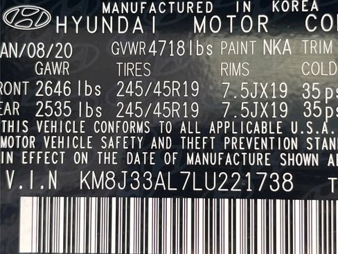 Used 2020 Hyundai Tucson Sport w/ Cargo Package FWD image 22