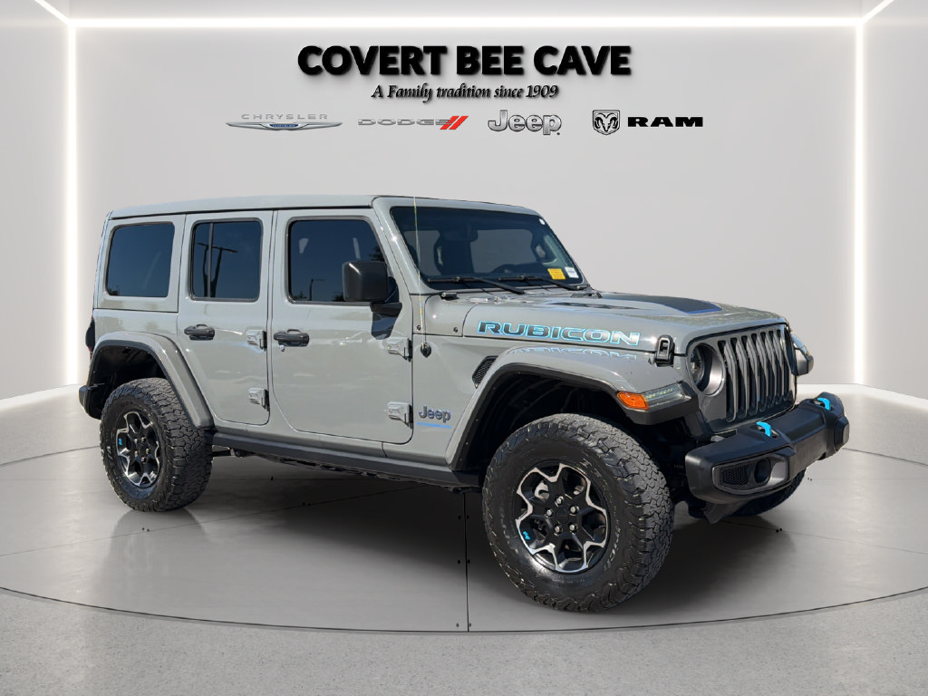 Used 2023 Jeep Wrangler Unlimited Rubicon 4xe w/ Cold Weather Group AWD/4WD 360° Tour