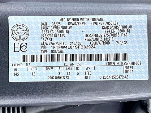 Used 2025 Ford F150 Tremor w/ Tow/Haul Package AWD/4WD image 21
