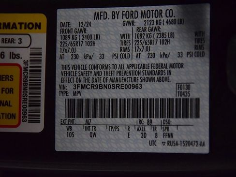 Used 2025 Ford Bronco Sport Big Bend w/ Convenience Package AWD/4WD image 16
