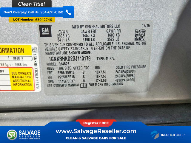 Used 2016 Chevrolet Traverse LT FWD image 17