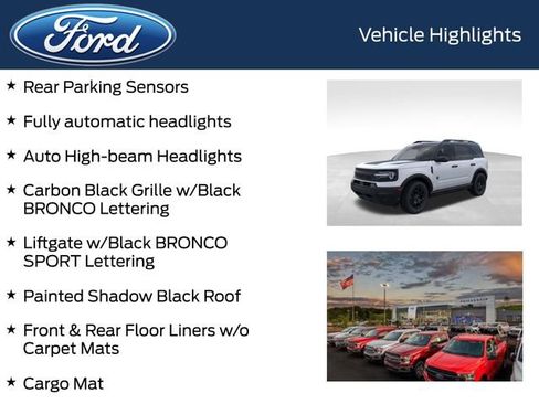 New 2025 Ford Bronco Sport Big Bend w/ Black Appearance Package AWD/4WD image 8
