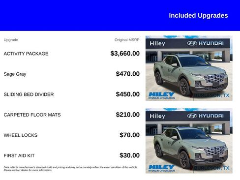 Used 2024 Hyundai Santa Cruz SEL w/ Activity Package FWD image 5