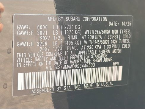 New 2025 Subaru Ascent Bronze Edition image 43