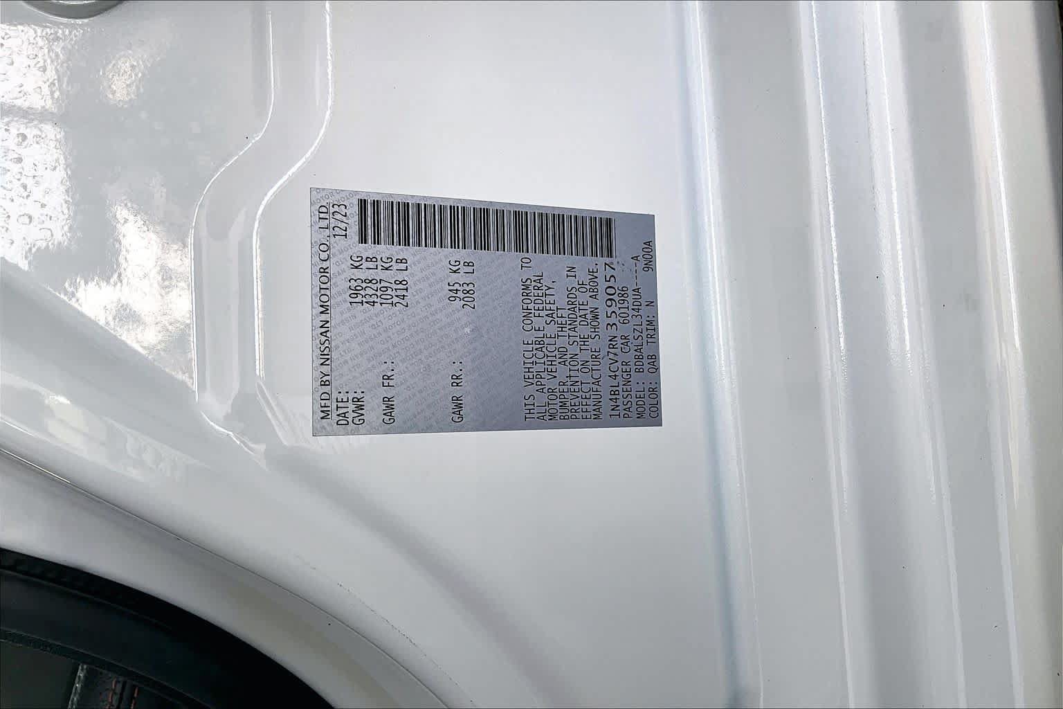 Certified 2024 Nissan Altima 2.5 SR FWD image 33