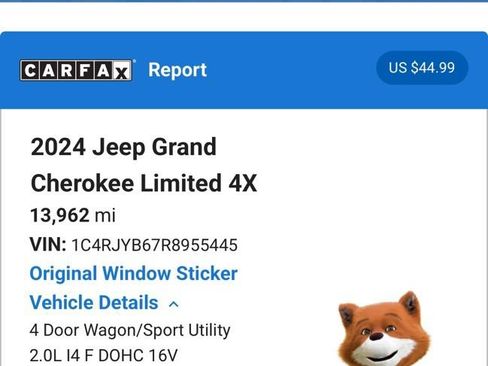 Used 2024 Jeep Grand Cherokee Limited 4xe AWD/4WD image 7