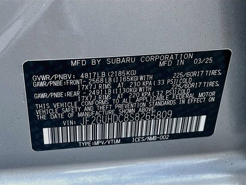 Used 2025 Subaru Crosstrek 2.5i Premium AWD/4WD image 30