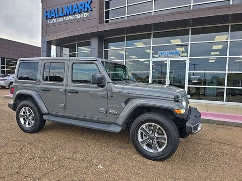 Used 2021 Jeep Wrangler Unlimited Sahara AWD/4WD image 1
