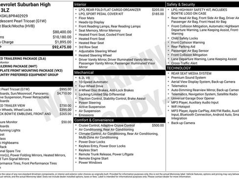 Used 2023 Chevrolet Suburban High Country AWD/4WD image 13