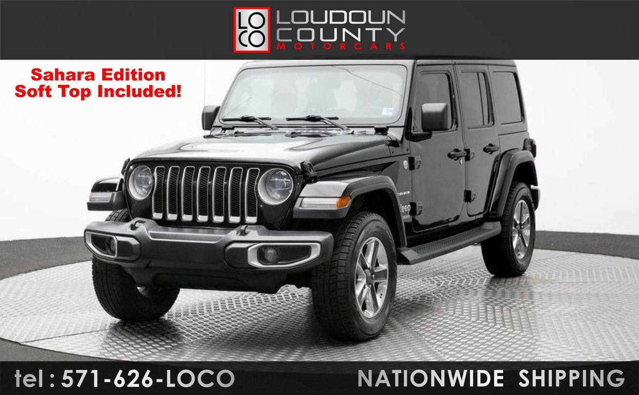 Used 2019 Jeep Wrangler Unlimited Sahara w/ Dual Top Group AWD/4WD image 1