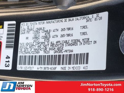 Used 2020 Toyota Tacoma TRD Off-Road image 34