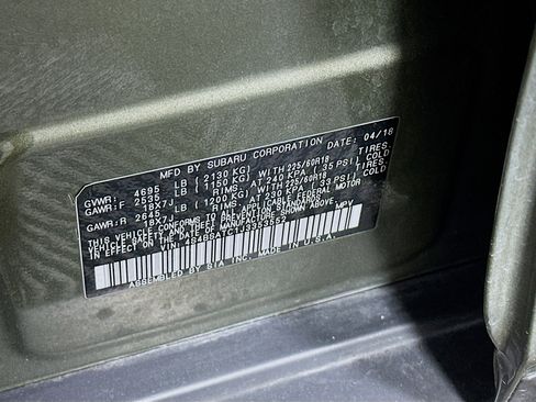 Used 2018 Subaru Outback 2.5i Touring w/ Protection Package #1 image 12