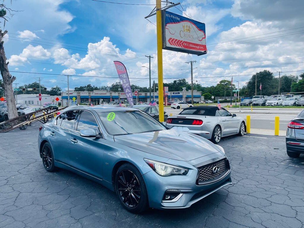 Used 2020 INFINITI Q50 Luxe RWD image 1