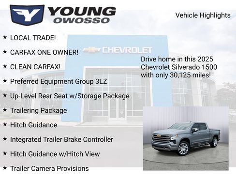 Certified 2025 Chevrolet Silverado 1500 High Country AWD/4WD image 7