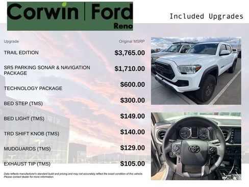 Used 2023 Toyota Tacoma 4x4 Double Cab w/ Trail Edition image 3