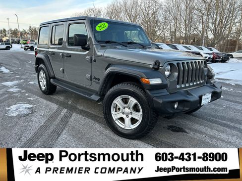 Used 2021 Jeep Wrangler Unlimited Sport image 1