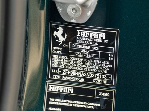 Certified 2022 Ferrari Roma image 95