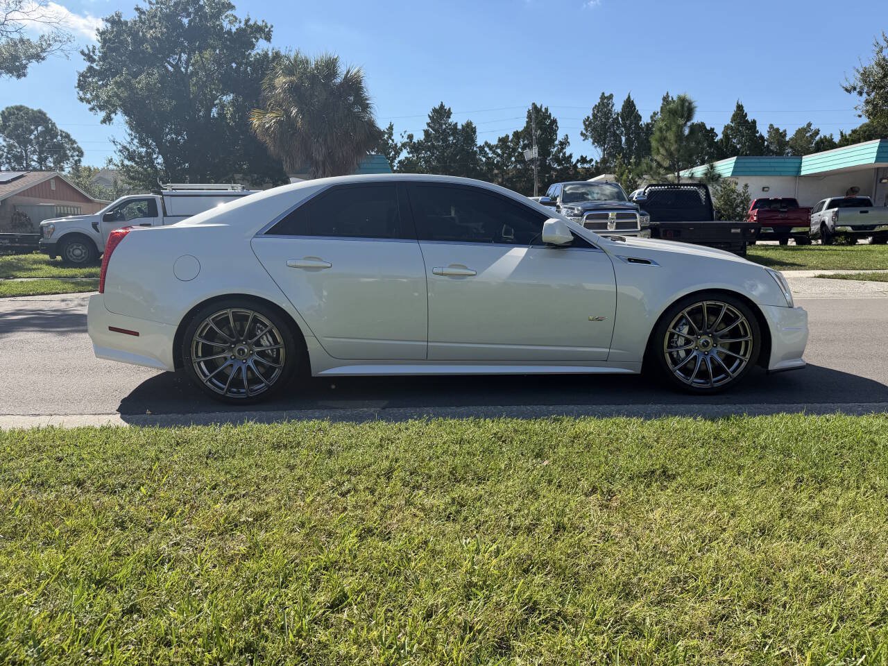 Used 2013 Cadillac CTS V w/ Wood Trim Package RWD image 9