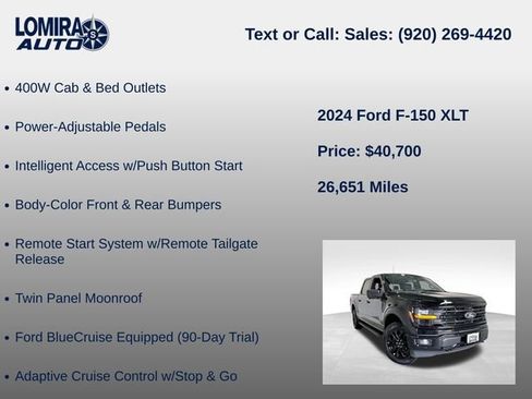 Used 2024 Ford F150 XLT w/ Equipment Group 303A High AWD/4WD image 33