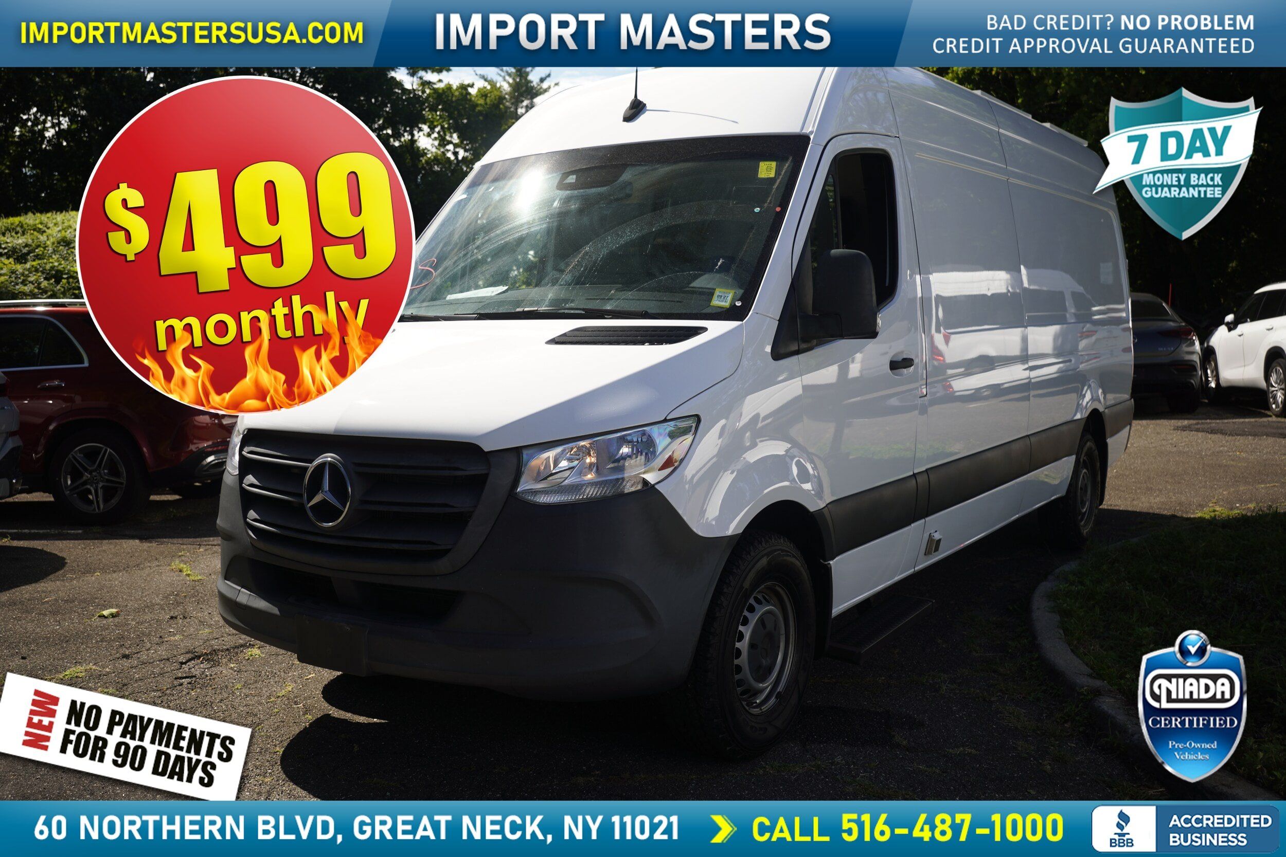 Used 2021 Mercedes-Benz Sprinter 2500 w/ Driver Convenience Package image 1