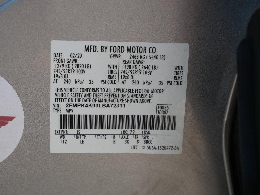Used 2020 Ford Edge Titanium AWD/4WD image 35
