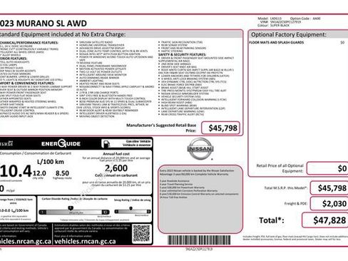 Used 2023 Nissan Murano SL image 6