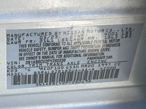 Used 2023 Nissan Sentra SV FWD image 35