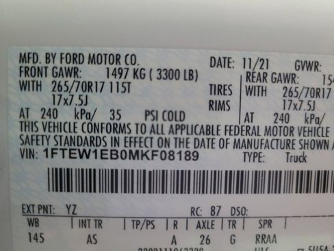 Used 2021 Ford F150 XL w/ Trailer Tow Package image 33