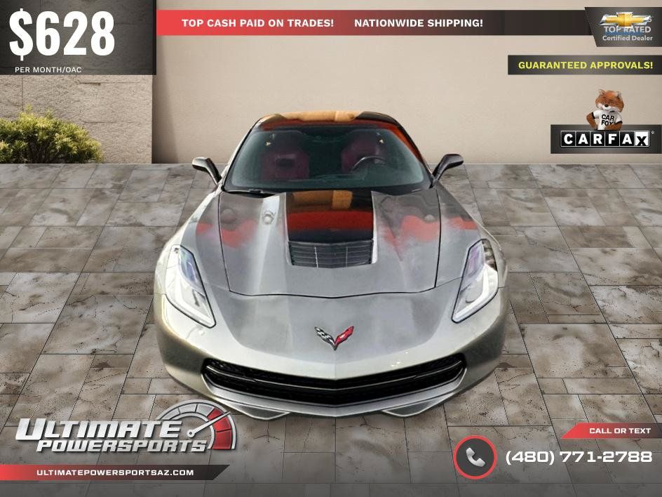 Used 2016 Chevrolet Corvette Stingray Coupe w/ Carbon Flash Badge Package RWD image 73