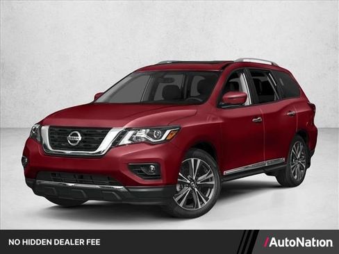 Used 2017 Nissan Pathfinder Platinum w/ Family Entertainment Package FWD image 1
