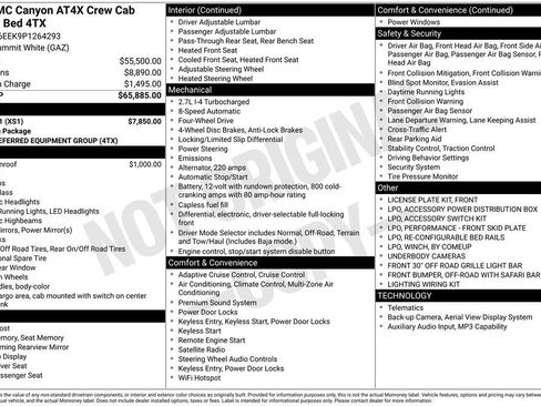 Used 2023 GMC Canyon AT4X w/ Edition 1 AWD/4WD image 4