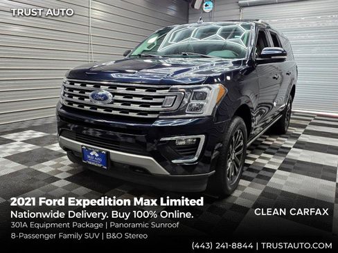 Used 2021 Ford Expedition Max Limited AWD/4WD image 1