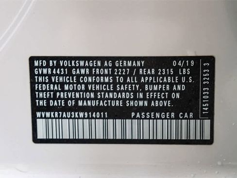 Used 2019 Volkswagen e-Golf SE w/ Driver Assistance Package image 28