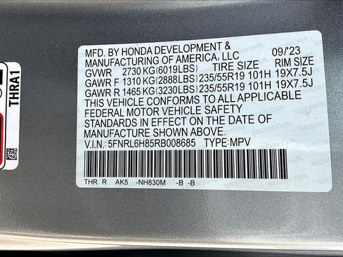 Certified 2024 Honda Odyssey Touring image 19