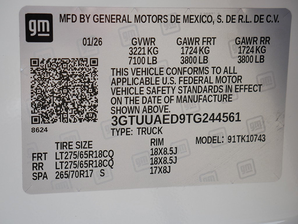 Used 2026 GMC Sierra 1500 Pro w/ Pro Value Package AWD/4WD image 65
