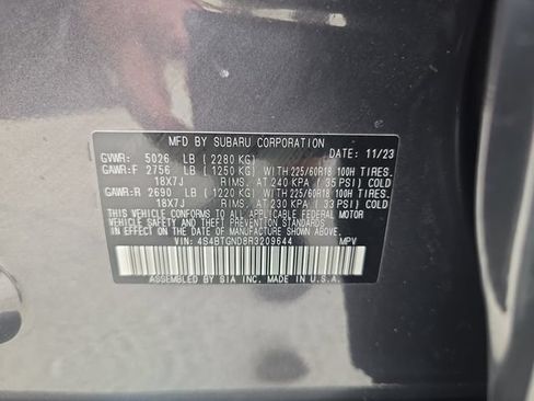 Certified 2024 Subaru Outback Limited XT w/ Popular Package #2 AWD/4WD image 30