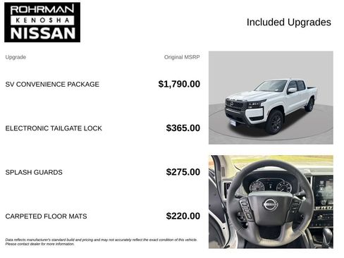 New 2026 Nissan Frontier SV w/ SV Convenience Package AWD/4WD image 4