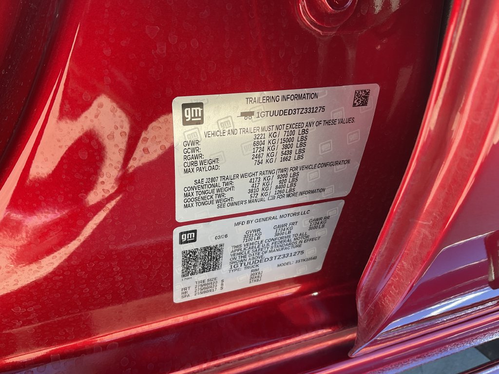 Used 2026 GMC Sierra 1500 SLT AWD/4WD image 32