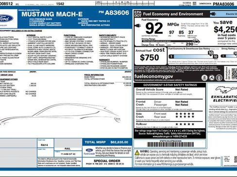 Used 2023 Ford Mustang Mach-E Premium AWD/4WD image 3