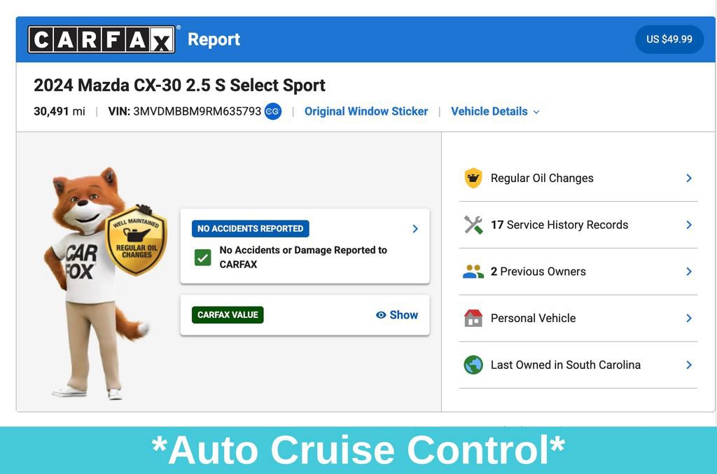 Used 2024 MAZDA CX-30 AWD 2.5 S w/ Select Sport Pkg image 10