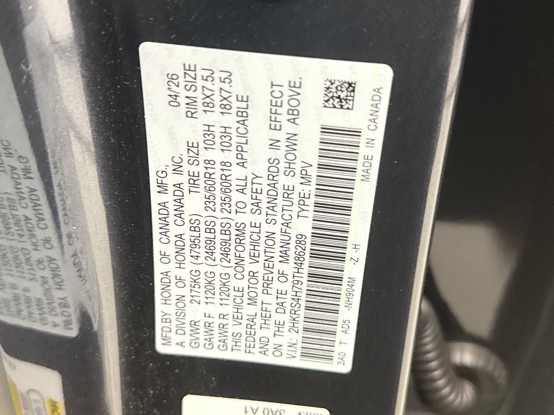 Used 2026 Honda CR-V EX-L image 11