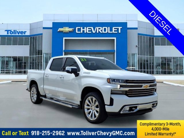 Used 2021 Chevrolet Silverado 1500 High Country w/ Technology Package AWD/4WD image 1